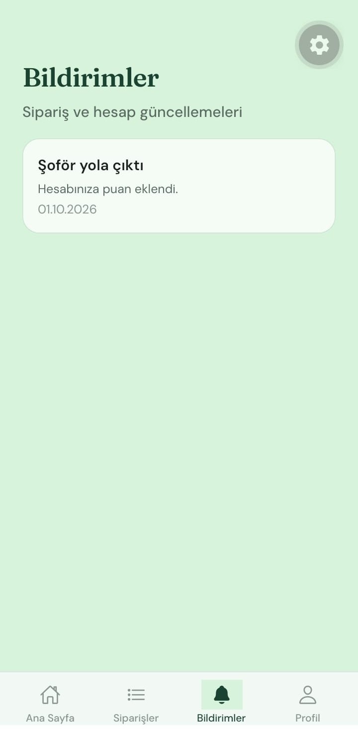 Bildirimler ekranı